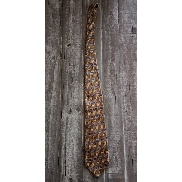 Set Of 4 Geoffrey Beene Mens Silk Neck ties Multicolor American Greetings - Picture 5 of 16